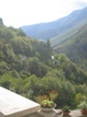 VALLEPIETRA i Simbruini da una terrazza del borgo